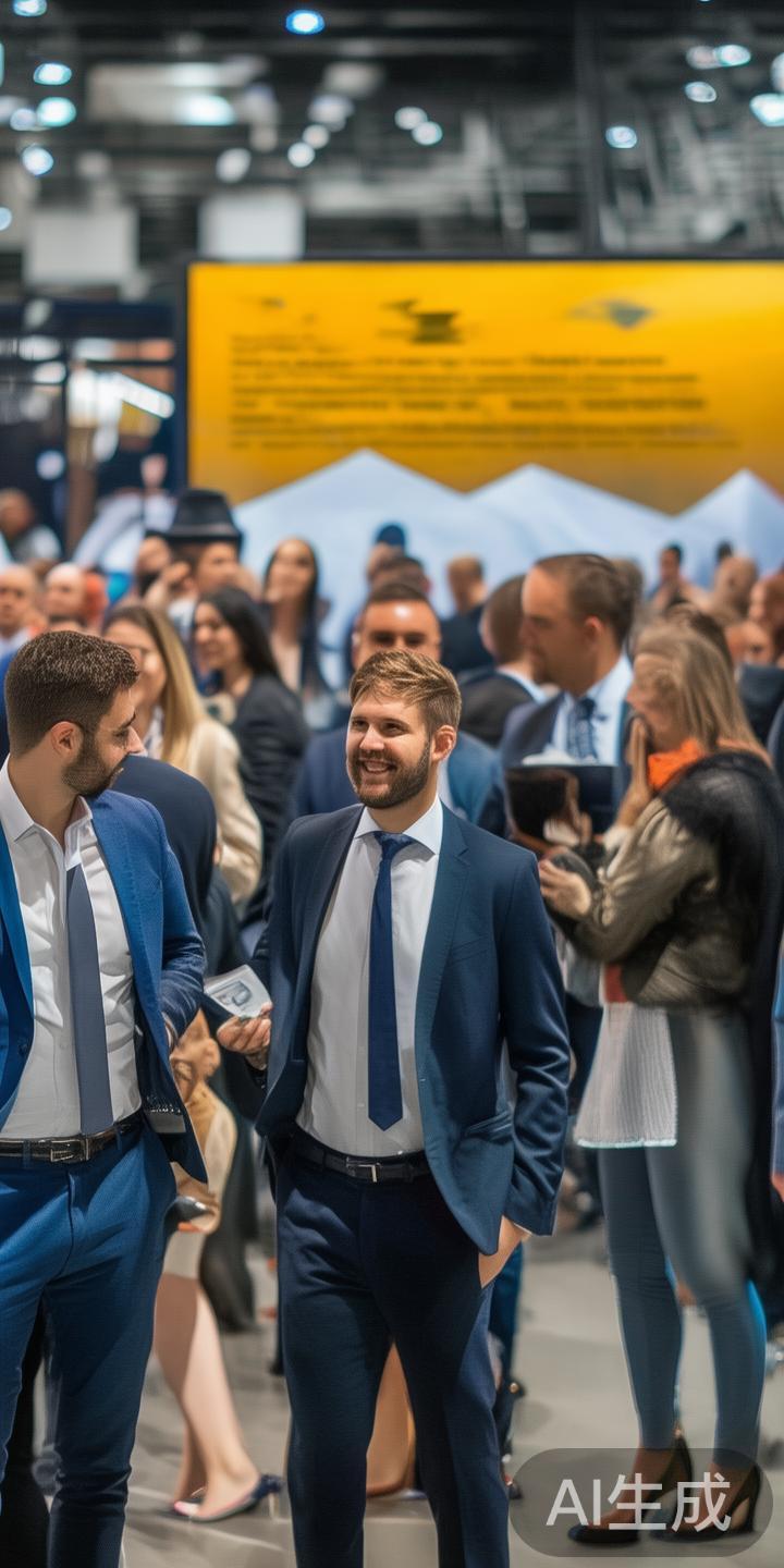 参加行业展会、体育赛事、培训论坛等专业活动，是拓展